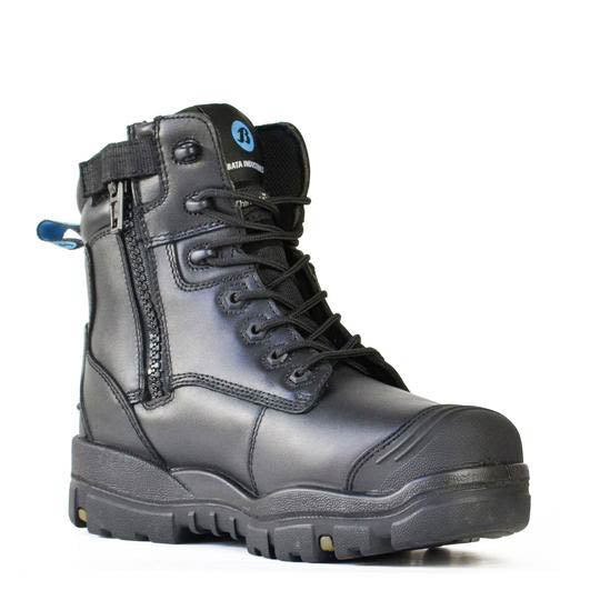 Boots Safety Long Reach CT Zip Black