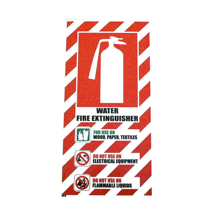 Sign Fire Protection Water
