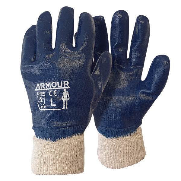 Gloves Nitrile - Blue Fully Coated