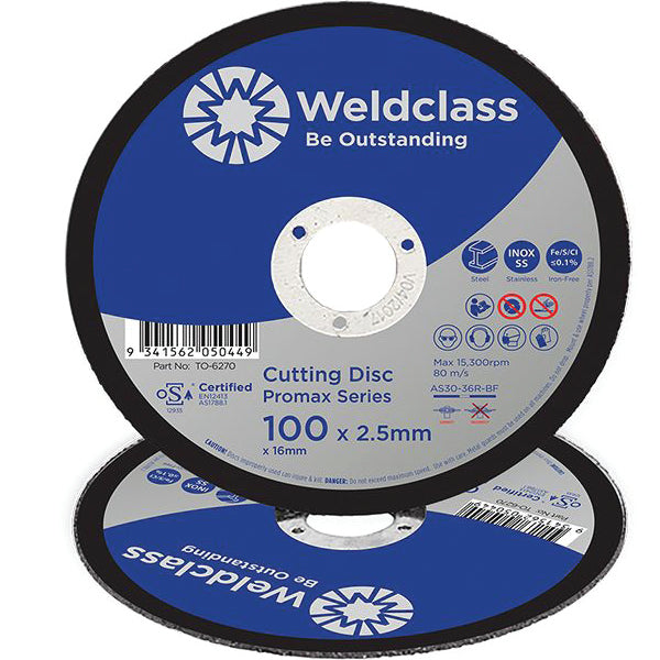 Disc Cutting Inox 100 X 2.5mm Flat