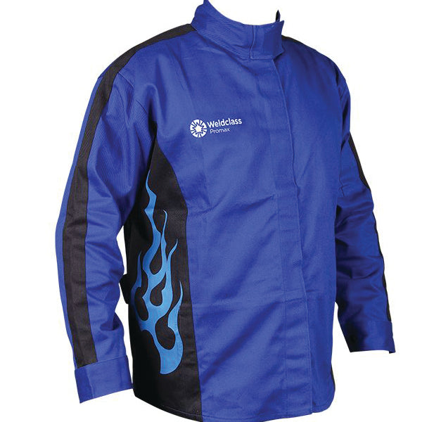 Welding Jacket- - Promax Blue Flame FR
